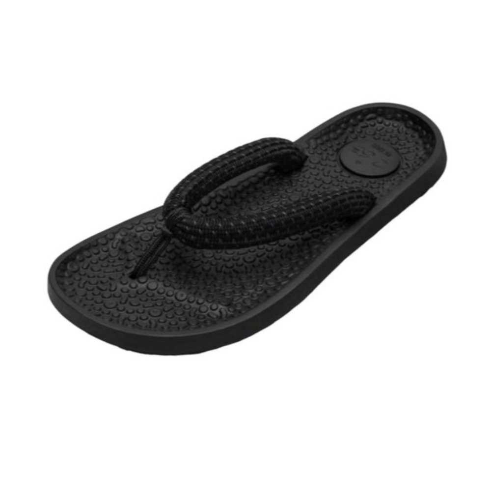 Allbirds Natural Black Sugar Zeffer Flip Flop. Men, Size 12. Women, Size 14.